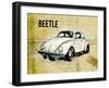 Volkswagen vw beetle-Lembayung senja studio-Framed Giclee Print