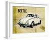 Volkswagen vw beetle-Lembayung senja studio-Framed Giclee Print