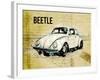 Volkswagen vw beetle-Lembayung senja studio-Framed Giclee Print