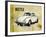 Volkswagen vw beetle-Lembayung senja studio-Framed Giclee Print