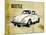Volkswagen vw beetle-Lembayung senja studio-Mounted Giclee Print