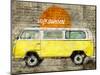 volkswagen vw combi yellow-Lembayung senja studio-Mounted Giclee Print