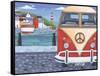 Volkswagon Sea View-Peter Adderley-Framed Stretched Canvas