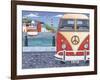 Volkswagon Sea View-Peter Adderley-Framed Art Print