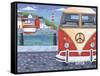 Volkswagon Sea View-Peter Adderley-Framed Stretched Canvas