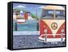 Volkswagon Sea View-Peter Adderley-Framed Stretched Canvas