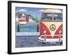 Volkswagon Sea View-Peter Adderley-Framed Art Print