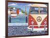 Volkswagon Sea View-Peter Adderley-Framed Art Print