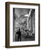 Volkswagons Rolling Off the Assembly Line-Walter Sanders-Framed Photographic Print