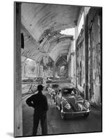 Volkswagons Rolling Off the Assembly Line-Walter Sanders-Mounted Photographic Print