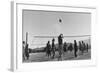 Volley Ball Game-Ansel Adams-Framed Art Print