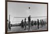Volley Ball Game-Ansel Adams-Framed Art Print