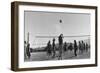 Volley Ball Game-Ansel Adams-Framed Art Print