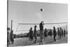 Volley Ball Game-Ansel Adams-Stretched Canvas