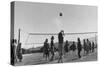 Volley Ball Game-Ansel Adams-Stretched Canvas