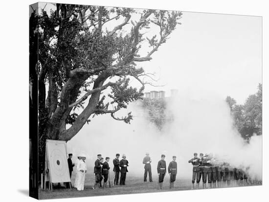 Volley Firing, U.S. Naval Academy-null-Stretched Canvas