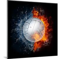 Volleyball Ball-RaStudio-Mounted Art Print