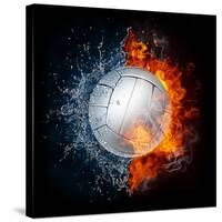 Volleyball Ball-RaStudio-Stretched Canvas