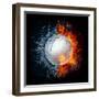 Volleyball Ball-RaStudio-Framed Art Print