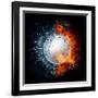 Volleyball Ball-RaStudio-Framed Art Print