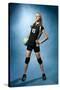 Volleyball Girl-Val Thoermer-Stretched Canvas