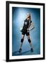 Volleyball Girl-Val Thoermer-Framed Photographic Print