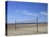 Volleyball Net, Santa Monica, Los Angeles, California, United States of America, North America-Wendy Connett-Stretched Canvas