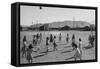 Vollyball-Ansel Adams-Framed Stretched Canvas