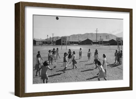 Vollyball-Ansel Adams-Framed Art Print