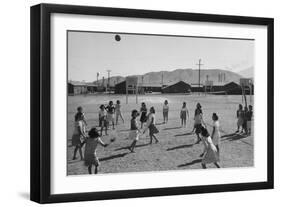 Vollyball-Ansel Adams-Framed Art Print