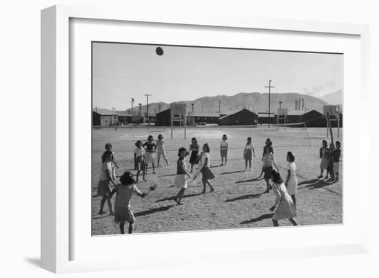 Vollyball-Ansel Adams-Framed Art Print