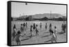 Vollyball-Ansel Adams-Framed Stretched Canvas