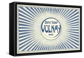 Volnay Soap Label-null-Framed Stretched Canvas