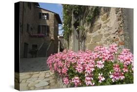 Volpaia, a Hill Village Near Radda, Chianti, Tuscany, Italy, Europe-Robert Harding-Stretched Canvas