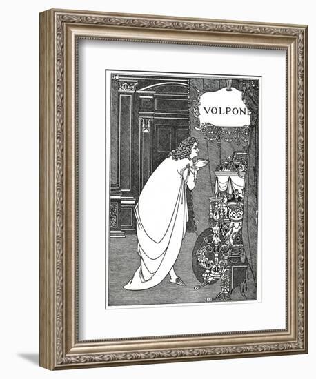 Volpone-Aubrey Beardsley-Framed Art Print