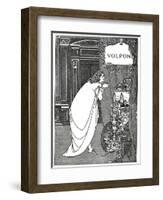 Volpone-Aubrey Beardsley-Framed Art Print