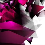 Abstract Triangular Background-VolsKinvols-Laminated Art Print