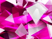 Abstract Triangular Background-VolsKinvols-Art Print