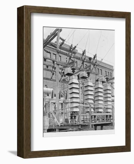 Volt Arresters at Electric Company-null-Framed Photographic Print