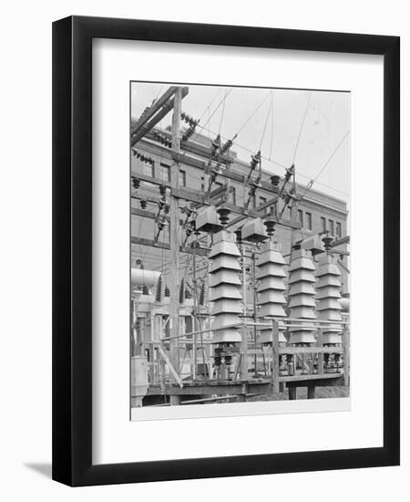 Volt Arresters at Electric Company-null-Framed Photographic Print