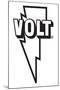 Volt Records-null-Mounted Art Print