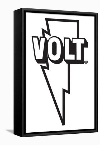 Volt Records-null-Framed Stretched Canvas