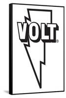 Volt Records-null-Framed Stretched Canvas