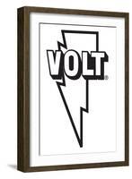 Volt Records-null-Framed Art Print