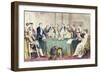 Volta Demonstrating His Voltaic Pile before First Consul (Napoleon Bonaparte)-null-Framed Giclee Print