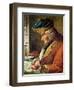 Voltaire (1694-1778) in His Study-null-Framed Giclee Print