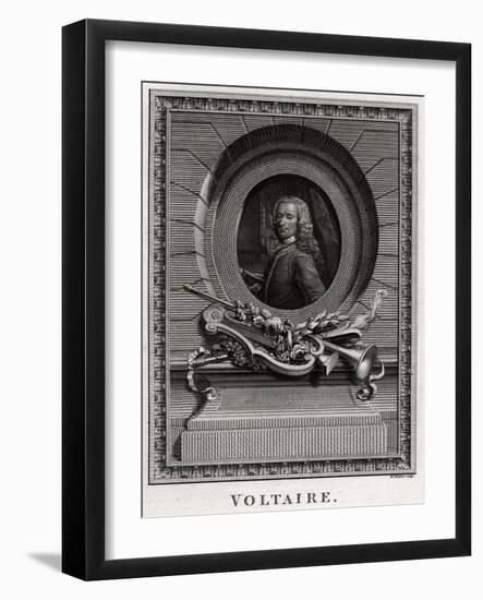 Voltaire, 1774-W Walker-Framed Giclee Print