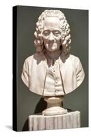 Voltaire, 1778 (Marble)-Jean-Antoine Houdon-Stretched Canvas