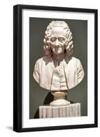 Voltaire, 1778 (Marble)-Jean-Antoine Houdon-Framed Giclee Print