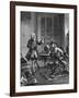 Voltaire and Friedrich Ii-Ludovic Mouchot-Framed Art Print